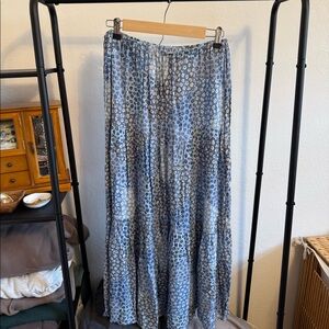 Floral maxi skirt